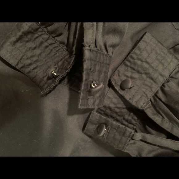 Old Navy Black Push Button Down Size XSmall - Picture 10 of 13